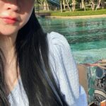 Park So-yeon Instagram - . gym하고 갑자기 수영 🏊🏽‍♂️ 난 수영복 안가져 왔는데… 역시 코리아 아쥼마. 국룰 썬캡은 가져옴 그래도 뜨거워 ...☀… 🍎🫠