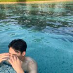 Park So-yeon Instagram - . gym하고 갑자기 수영 🏊🏽‍♂️ 난 수영복 안가져 왔는데… 역시 코리아 아쥼마. 국룰 썬캡은 가져옴 그래도 뜨거워 ...☀… 🍎🫠