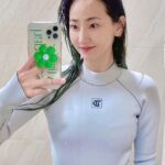 Park Ye-eun Instagram - 트루다이브 스프링슈트 진짜 너무 이쁘다.. 💚 #truedive 콘서트 끝날때까지 프리다이빙 잠시만 안녕… 💦