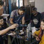 Parna Pethe Instagram - Behind the scenes: The Silent Ripples A glimpse into the seamless collaboration with Team Bhadipa for our short film. From smooth workflows to creative freedom, every moment was a testament to the power of teamwork. Photo Courtesy @ninadsawanto9 #BehindTheScenes #wearetougheggs #Bhadipa #shortfilm #Cinephile #cinema #LooksLikeFilm