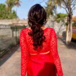 Parvathy Venkitaramanan Instagram - 🌹 . . Outfit @sesha_bridalwear . Muah @highlightsbridalstudio_makeup . Hairstyle @usha__hairstylist