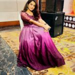 Parvathy Venkitaramanan Instagram - Thank you for clicking these darling @nivashinidivya ❤️ Wearing @akira_the_couture__ 💜