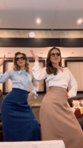 Pascale Hutton Instagram - Dancing in my trailer to @meghantrainor! Did we make you look? 😎 @phutton #Hearties #MadeYouLook #MadeYouLookChallenge