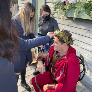 Pascale Hutton Instagram - An actor prepares. 

WCTH Tomorrow on @hallmarkchannel