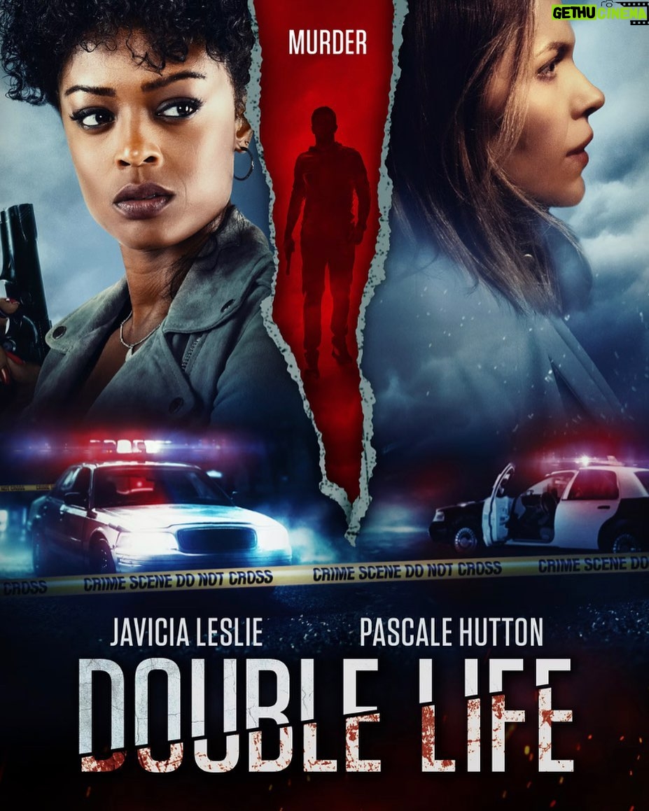 Pascale Hutton Instagram - Twice the mystery. Twice the trouble. #DoubleLifeMovie May 5!