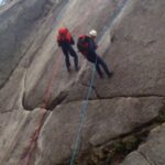 Pascale Hutton Instagram - Rappelling down a cliff, jumping out of a helicopter onto the top of a mountain, or shoved under a car in a parkade, I always know @realmartinwood will put me somewhere interesting! #doublelifemovie