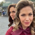 Pascale Hutton Instagram - She’s always got my back. And my front. Except when she’s sleeping. @erinkrakow WCTH @hallmarkchannel