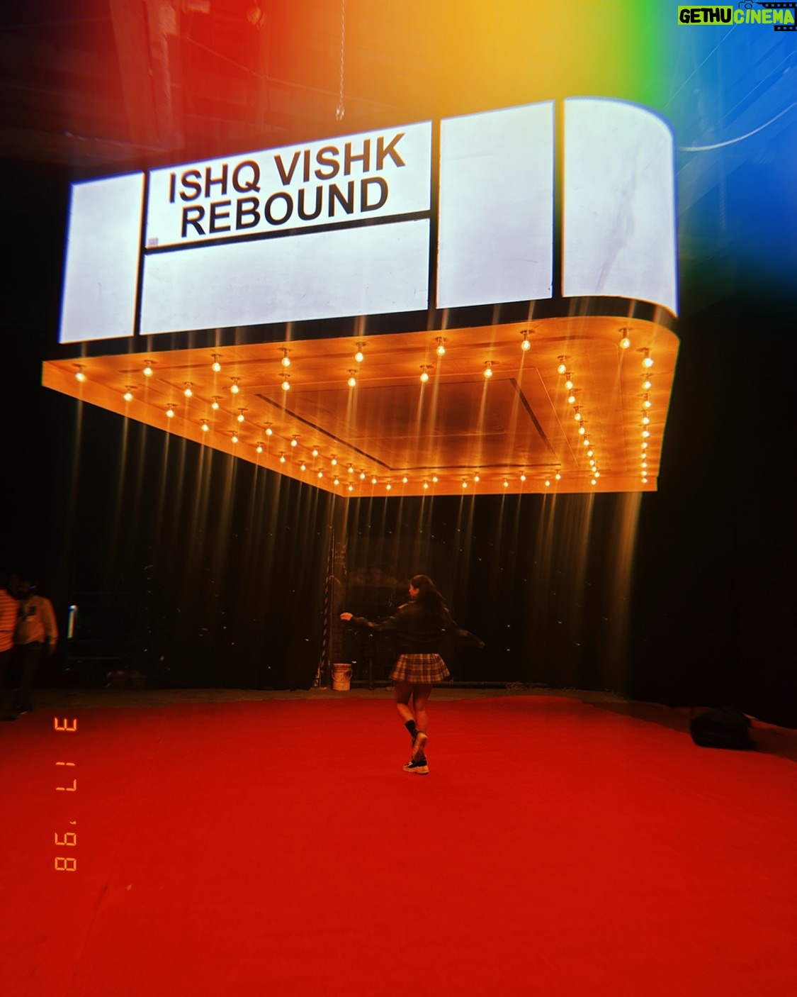 Pashmina Roshan Instagram - Skipping my way into cinemas. Meet you on the 28th of this June ♥️ #ishqvishkrebound