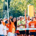 Patrícia Mamona Instagram - Uma manhã incrivel 🫶 Mais uma prova de que a união no desporto não tem idade, apenas paixão. Dos mais jovens aos mais experientes, todos fizeram parte desta incrível corrida da Multicare Vitality. Obrigada a todos os presentes e um obrigada @fidelidade.seguros por propocionar manhã fantástica! 🧡 Pro ano há mais 😁