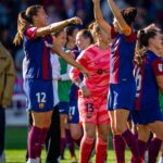 Patri Guijarro Instagram - El clásico es 💙❤️ ¡Gracias afición, sois increíbles! 🤩 Vamos 👊🏼