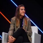 Patri Guijarro Instagram - Charla en el #MWC con @evafvb 🗣️🌐 #MWC2024