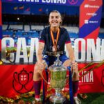 Patri Guijarro Instagram - X3 🏆💙❤️ ¡Una vez más, gracias culers! Vamos a por más 💪🏼
