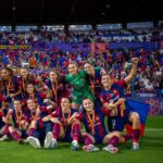 Patri Guijarro Instagram - X3 🏆💙❤️ ¡Una vez más, gracias culers! Vamos a por más 💪🏼