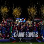 Patri Guijarro Instagram - SUPERCAMPEONAS 🏆💙❤️ Gracias culers por el apoyo en Butarque. El primer título ya lo tenemos. ¡Vamos a por más! 💪🏼