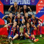 Patri Guijarro Instagram - X3 🏆💙❤️ ¡Una vez más, gracias culers! Vamos a por más 💪🏼