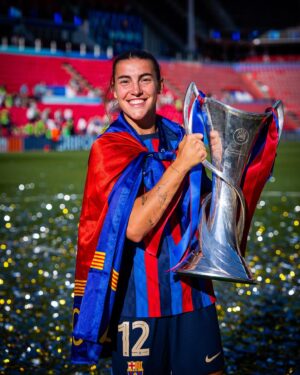 Patri Guijarro Instagram - CAMPEONAS DE EUROPA 2023 🏆💙❤️✌🏼