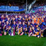 Patri Guijarro Instagram - Menuda locura culers ‼️😳💙❤️ Gracias afición, ya la tenemos aquí otra vez! CAMPEONAS 🏆😍 Teoría del 2 ✅✌🏼
