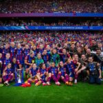 Patri Guijarro Instagram - CAMPEONAS DE EUROPA 2024 🏆💙❤️ Por segunda vez consecutiva. Por tercera vez. El póker que culmina 4 títulos esta temporada. UNA LOCURA 😳