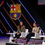 Patri Guijarro Instagram - Charla en el #MWC con @evafvb 🗣️🌐 #MWC2024