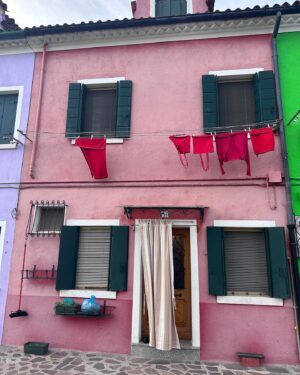 Patricia Arquette Instagram - Underwear wars. I win.  #Burano
