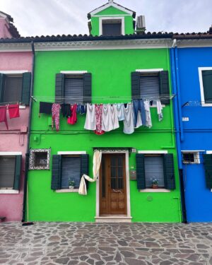 Patricia Arquette Instagram - Underwear wars. I win.  #Burano