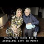 Patricia Arquette Instagram - Thank you @emiliopucci for hosting me at your beautiful event in Rome!