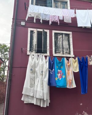 Patricia Arquette Instagram - Underwear wars. I win.  #Burano