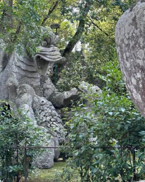 Patricia Arquette Instagram - Sacro Bosco The Sacred Wood The garden of monsters from the 16th century