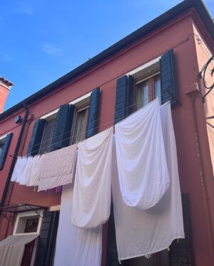 Patricia Arquette Instagram - Underwear wars. I win.  #Burano