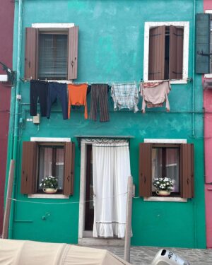 Patricia Arquette Instagram - Underwear wars. I win.  #Burano