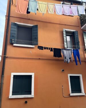 Patricia Arquette Instagram - Underwear wars. I win.  #Burano