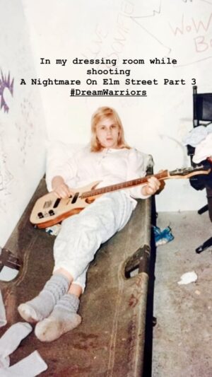 Patricia Arquette Instagram - Shooting a Nightmare on Elm Street part 3 .