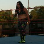 Patricia Parker Instagram - Facebook reminded me that 14 years ago today, I did my very first promo in front of 11 people. Serious question though - do I bring back this glow in the dark wrestling gear? 👀