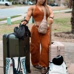 Patricia Parker Instagram - Heading to Ballarat, Australia for a big title defense autograph signing! Breaking down this next travel week: 5hr flight ATL to LAX ✈️ 16hr flight LAX to SYD 2hr flight SYD to Melbourne 2hr drive Melbourne to Ballarat Including layovers clearing customs, we’re looking at 30 hours of travel. My international travel essentials: - Portable chargers (multiple, I usually have 4 on me) - Neck pillow eye mask - Global adapter - Jacket/blanket - Headphones (over the head buds) - Ibuprofen/cough drops/daily vitamins - Reusable bag - Body wipes - Small face towel - Pen - Rechargable fan - Multiple charging cords - Airtags for every bag - Toothbrush - Water bottle - Extra pair of glasses contacts - Extra set of clothing - Mini hand sanitizer - Passport/travel documents