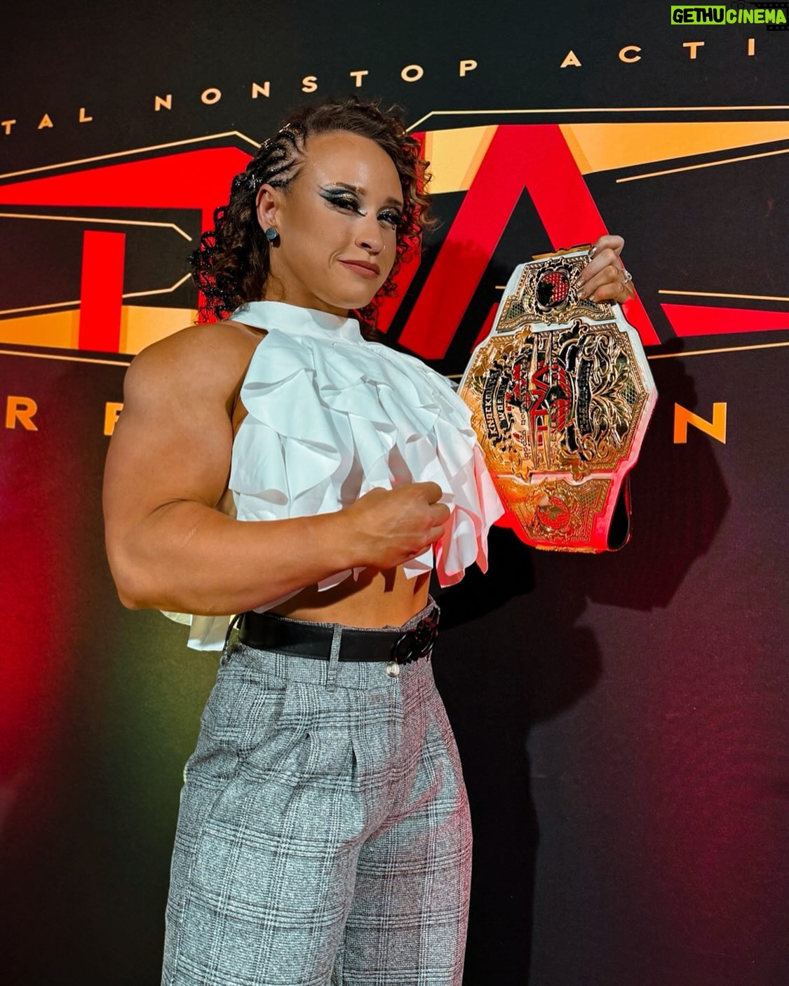 Patricia Parker Instagram - Outfit inspo: muscular pirate 📍 ECW Arena // Philadelphia PA 💊 @5percentnutrition // JUGGERNAUT 💪🏼 @tuffwraps // JORDYNNE 🏋🏼♀️ @bruteforce_au // JUGGERNAUT 👨⚕️ @magnus_medical 🐓 @thechickenpound 📺 @impactwrestling @axstv
