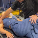 Patricia Parker Instagram - After being on flights for almost 25 hours to Australia, my entire leg was numb from the knee down. Over two days, I worked out legs, did cardio, and even wrestled with it being numb. Went to see @doctor_ned and he found a pinched nerve behind the knee, treated it, and over the course of two days the feeling in my leg has come almost completely back thanks for him. Not a fan of needles, so this was my first time getting acupuncture, but truly - SO lucky that Doctor Ned was there and able to treat me. 🙏🏼🙏🏼🙏🏼 @chirokinetix
