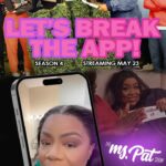 Patricia Williams Instagram – MAY 23RD! MAY 23RD! MAY 23RD is #BreakTheAppDay! #TheMsPatShow is coming back for Season 4! Let me know where you’ll be watching in the comments! 

🎥: @christinadioncreations 

#mspat #sitcoms