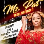 Patricia Williams Instagram – SWIPE ➡️ I’m on tour and working on a brand new hour for something special! 👀 Drop your city and I might come through! Tickets at mspatcomedy.com. 🔥NEW DATES BELOW: 

May 31 Cincinnati, OH Taft Theater
June 1 Columbus, OH Southern Theater
June 8 Chandler, AZ Gila River Resorts
June 14-15 Greenville, SC Comedy Zone
June 20-21 Greensboro, NC Comedy Zone
July 12-13 Salt Lake City, UT WiseGuys
July 19-20 Providence, RI Comedy Connection
August 2-3 Tulsa, OK Bricktown Comedy Club
August 23-24 Springfield, MO Blue Room Comedy Club
August 30-31 Huntsville, AL Stand Up Live

#TheMsPatShow #mspat #live #thingstodo #photodump