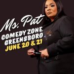 Patricia Williams Instagram – SWIPE ➡️ I’m on tour and working on a brand new hour for something special! 👀 Drop your city and I might come through! Tickets at mspatcomedy.com. 🔥NEW DATES BELOW: 

May 31 Cincinnati, OH Taft Theater
June 1 Columbus, OH Southern Theater
June 8 Chandler, AZ Gila River Resorts
June 14-15 Greenville, SC Comedy Zone
June 20-21 Greensboro, NC Comedy Zone
July 12-13 Salt Lake City, UT WiseGuys
July 19-20 Providence, RI Comedy Connection
August 2-3 Tulsa, OK Bricktown Comedy Club
August 23-24 Springfield, MO Blue Room Comedy Club
August 30-31 Huntsville, AL Stand Up Live

#TheMsPatShow #mspat #live #thingstodo #photodump