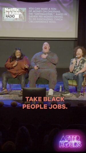 Patricia Williams Instagram - @comediennemspat makes an excellent point
.
.
.
#netflixisajokefest #afterhours #afterhourslive #ZNT #comedy #netflixisajoke #girthmaster