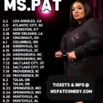 Patricia Williams Instagram - If you want me you can find me on the stage 🔥 #YaGirlDoneMadeItTour is still going strong! New cities added! Don’t miss out! Get your tickets now at mspatcomedy.com! May 3 - LOS ANGELES, CA May 11 - ATLANTIC CITY, NJ May 17 - LEXINGTON, KY May 18 - NEW ORLEANS, LA May 31 - CINCINNATI, OH June 1 - COLUMBUS, OH June 14-15 - GREENVILLE, SC June 20-21 - GREENSBORO, NC July 12-13 - SALT LAKE CITY, UT July 19-20 - PROVIDENCE, RI August 2-3 - TULSA, OK Aug 23-24 - SPRINGFIELD, MO August 30-31 - HUNTSVILLE, AL 📸: @rachelparkerpix #mspat #tour #comedy