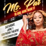 Patricia Williams Instagram – NEW ORLEANS – #YaGirlDoneMadeIt and y’all SOLD ME OUT! 🔥 I can’t wait to laugh with y’all! In case YOU missed – swipe to see my next shows! Get your tickets RIGHT NOW at mspatcomedy.com! 

Cincinnati, OH – May 31
Columbus, OH – June 1 
Chandler, AZ – June 8 
Greenville, SC – June 14 & 15 

#mspat #tour