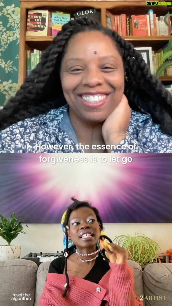 Patrisse Cullors Instagram - In the latest episode of Artist2Artist we are joined by JOJO ABOT, a prolific artist and free thinker who is reimagining the concepts that seem to hold us back. In this clip, you can see a perfect example of how she thinks about the concepts of forgiveness and reconciliation as an act of love both for one’s self and for those who may have hurt us. “I forgive and I release all hatred left in me” is a lyric from one of JOJO ABOT’s songs that truly resonated with Patrisse when she experienced JOJO ABOT singing it live. Remembering the emotions that performance evoked, and now talking about the thought-process that brought those lyrics to the world, we are able to take a rare step into the mind of the artists and see how art goes from the imagination of one into the heart of another. Listen to the full episode now wherever you get your podcasts! Link in bio
