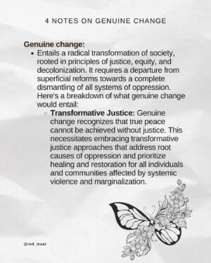Patrisse Cullors Instagram - Phew this took a bit to get through but truly hoping it opens up some healthy dialogues as well as setting us up to do the internal work of challenges ourselves. 

I wrote this with two things in mind:
1- I’ve seen this #quote used over and over again, usually watered down and seldomly investigated.

2- #thematrix, specifically towards the end of the second movie when Neo finds out that the uprising is actually built into the system. Well it’s just like that, protest and other forms of activism that work within the system are just like that. We continue to replay the cycle expecting something new without pause long enough or fully committing to a world beyond this system. It’s a scary thought for many of us and won’t come with ease. But to break free of the cycle what are you willing to risk?

⁉️Here’s some more questions for reflection⁉️

✨What does dismantling oppression mean to you?
✨ What do you envision when you think of a world outside of colonialism, capitalism, and imperialism?
✨ How would we go from where we are today to where we would like to be?
✨ How genuinely committed to that aim? What are your internal and external barriers? 
✨ What were your ancestral ways of being before colonialism invaded and disrupted your culture? 
✨ What is the revolution? What does it look like when it’s realized?

We must not only know to fight against what is wrong but also have the foresight to recognize what it is we are aiming to build up to. 

Asè

✊🏽Don’t forget to f da a1go by:

🔁 Share this post (very important)
👩🏽‍💻Comment on this post (5  words not emojis)
♥️ Like this post
💾Save
👀 Follow 
💸 Contribute to the requests.

—

‎✨ثورة✨ 
(thawra/revolution)

#sudan #darfur #tigray #congo #southafrica #yemen #السودان #indigenous #blm #haiti 
#indigenous #encampment #biden #🍉 #transformation #audrelorde #instaquotes #metgala #instalike #kimk #kyliejenner #taylorswift #tyla #landback #ancestors #sundayfunday #mothersday