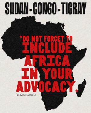 Patrisse Cullors Instagram - “Don’t forget to include Sudan, DR Congo and Tigray in your Advocacy. 🖤

“Love takes off the masks that we fear we cannot live without and know we cannot live within. I use the word ‘love’ here not merely in the personal sense but as a state of being, or a state of grace—not in the infantile American sense of being made happy but in the tough and universal sense of quest and daring and growth.” - James Baldwin, The Fire Next Time”

Stay Informed:
@sudan.updates
@sdn.world
@forsudaneseliberation

@standwithtigray
@omnatigray
@peaceintigray

@focuscongo
@congofriends
@thefutureofcongo
@iheartafricadotorg

Also @red_maat  has really been holding it down for Sudan, Congo and Tigray. Check their page for tons of info and resources. Appreciate you!🖤”

Thank you @devthepineapple 

#blm #keepeyesonsudan #genocost #freetigray #solidarity #panafrican #onelove #africa #trending #viral