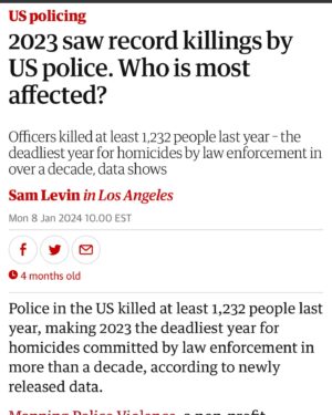Patrisse Cullors Instagram - In recent years, we’ve witnessed the brutal reality of systemic racism and police violence against Black people. We live in a world where a Black person can be killed by law enforcement in broad daylight, sparking a global uprising. ( George Floyd, 2020 uprisings ) 

Despite this, the initial wave of DEI initiatives that followed has faded into complacency. Four years later, the narrative has shifted, and many are now blaming Black people while ignoring the ongoing deaths and trauma we’ve endured. 

The year 2023 marked the deadliest year for Black people at the hands of law enforcement, yet the collective outcry has diminished. The urgency to address these issues seems to have waned, and it feels as if society has moved on, leaving us to bear the brunt of this violence alone. 

This stark reality underscores the need for sustained advocacy, meaningful change, and unwavering support for Black lives.

I want to challenge any city across the globe who is ready to implement abolition as a viable governing/social experiment to save Black lives thus all lives. If there is ANY government official out there who wants to implement abolition, contact me. 

Because the hell we are all currently living in isn’t it. And the organizers and artists and people who have literally risked their lives to change this awful system need more elected officials and appointed officials to show up courageously and take on the police and prison system like our lives depend on it. 

#GeorgeFloyd #KeenanAnderson #DefundThePolice