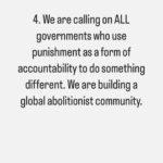 Patrisse Cullors Instagram – It doesn’t get better, our lives, this world unless we will it to be better. Unless we transform ourselves and transform the conditions. Unless we have a plan that actually challenges all forms of punishment. Unless we have a plan that centers care and accountability.

Abolition is that for me. I encourage all of us to center an abolitionist praxis.