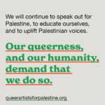 Patti Harrison Instagram - I’ve joined other queer artists in signing this letter in support of a permanent ceasefire in Gaza- read the full letter at queerartistsforpalestine.org ❤️
