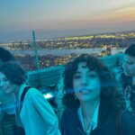Patti Harrison Instagram - A birthday for Amy is a birthday for us all 🎂❤️ saw the sunset from the urethra of the Empire State thanks to THE-ghost-of-Carrie-Bradshaw @brocktalbot 😭 the tower lights were teal for food allergy awareness week. Hmmm which reminds me that I have noticed a lot of people on here who are normally so fucking outspoken about other causes be REALLY quiet/not speaking out at ALL about food allergy awareness week?? 🤔Know that I see you & I’ll fucking remember that in the future…🤨 happy fucking birthday @aezimmer_ 🥿