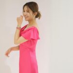Patty Wu Instagram - ・ 休假了，我頭腦使不上了，想不出什麼厲害的文字，你們儘管看美照吧。 照片說明一切，立春穿桃紅色是對的。 Dress @jasmine_galleria_taipei #吳怡霈 #wuipei29 #パティ #主持女子 #尾牙主持